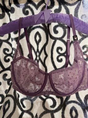 NWT Lilac 36D Victoria's Secret Dream Angels Unlined Balconet Bra